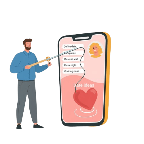 Find your love - Woman with phone